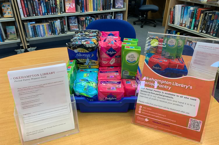 The items available at the Period Pantry.