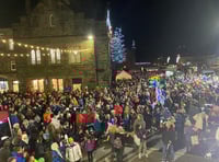 WATCH: Tavistock Dickensian Evening enchanting lantern parade
