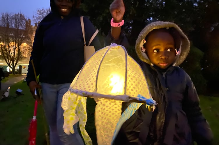 Tavistock Dickensian Evening - a jellyfish.