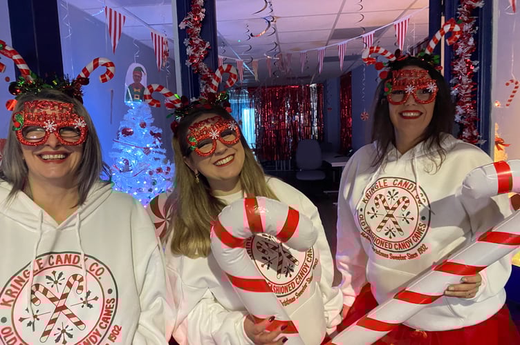 Tavistock Dickensian Evening - a sweet seasonal welcome from Tavistock Times advertising staff.