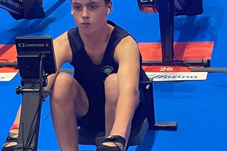 Tamar and Tavy Gig Club indoor rowing championships.