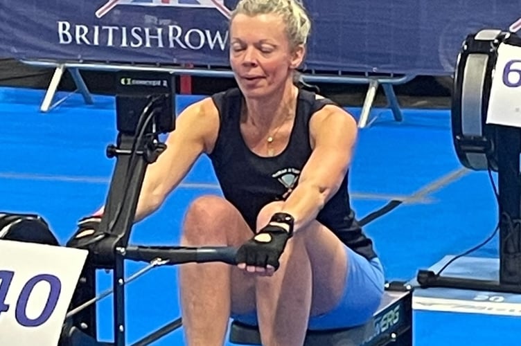 Tamar and Tavy Gig Club indoor rowing championships.