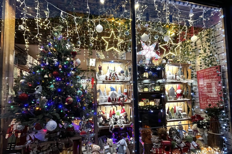 Tavistock BID's Christmas traders' display competition: Allan Dolan - Mayoress' choice