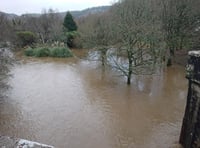 WATCH: Gunnislake river flood