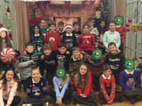 Bere Alston School's Christmas jolly jumper day