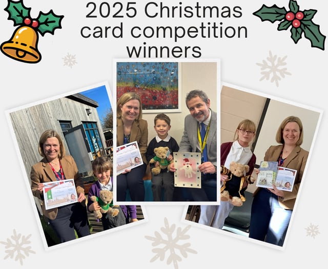 South West Devon MP announces winners of Christmas card competition
