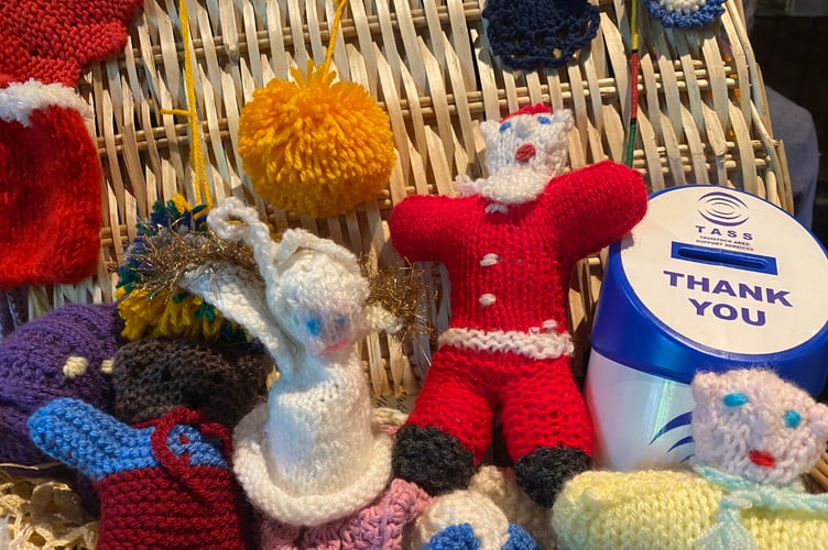 The Tavistock Knit and Natter group is busy clicking away for Tavistock Area Support Services charity this Christmas.