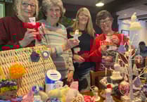 Tavistock community knitting for charity