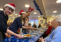 Tavistock charity festive lunch served by college students