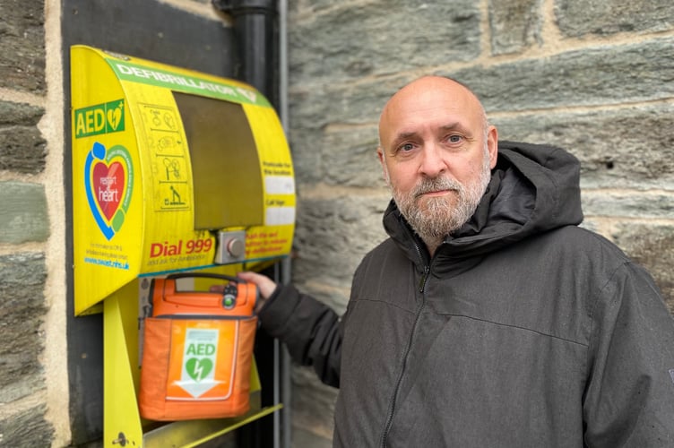 Paul Johnson, a first-aid trained volunteer, is on a mission to cover the area with life-saving defibrillators.