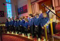 WATCH: Tavistock school choir delights community