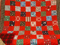 Quilt sewn with love raffled for church