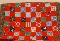 Quilt sewn with love raffled for Tavistock church