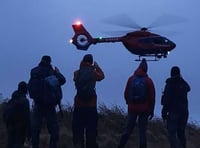 Volunteer rescuers help injured Dartmoor walker