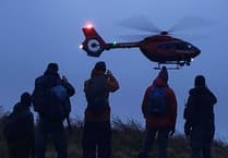 Tavistock volunteer rescuers help injured walker