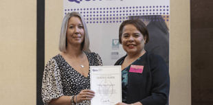 Senior nurse celebrates prestigious national award