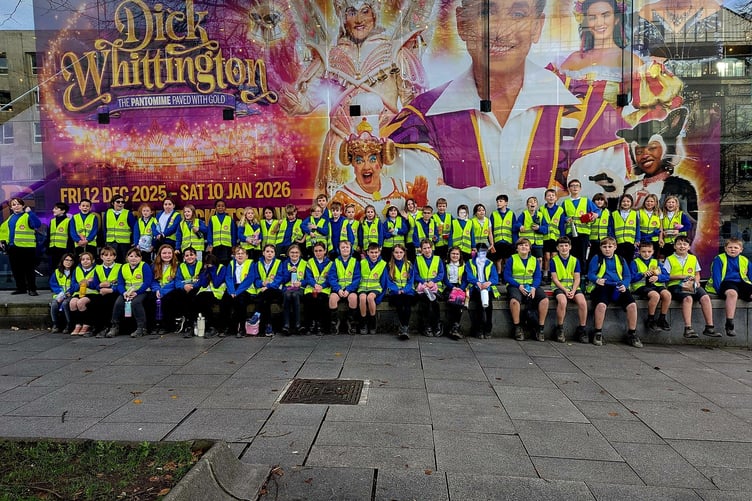 Oh yes they did! Lifton Primary School pupils had a special treat to see the panto at Theatre Royal Plymouth.