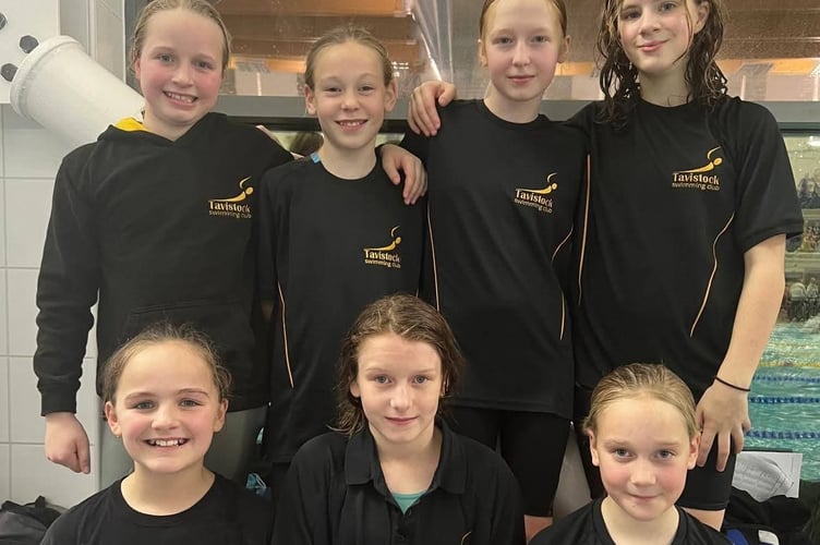 Tavistock Swimming Club at Plymouth Leander Christmas Open Meet.