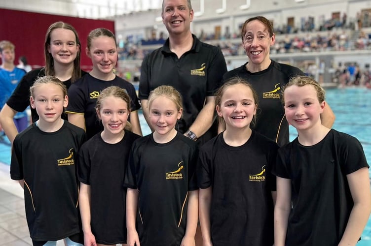 Tavistock Swimming Club youngsters excel at Plymouth Leander Christmas Open Meet