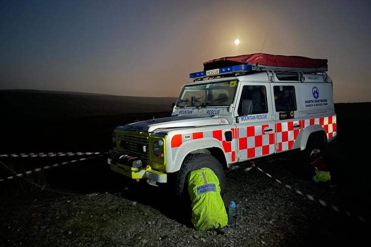 Ready for action on the moor.