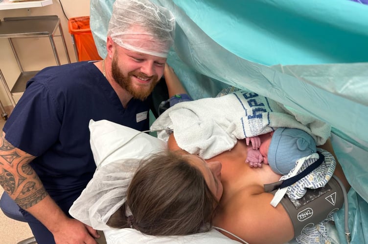 New mums have praised Derriford Hospital maternity care.  Picture by University Hospitals Plymouth NHS Trust.