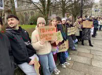 Chanting, placard-waving anti-hunt protesters out in force