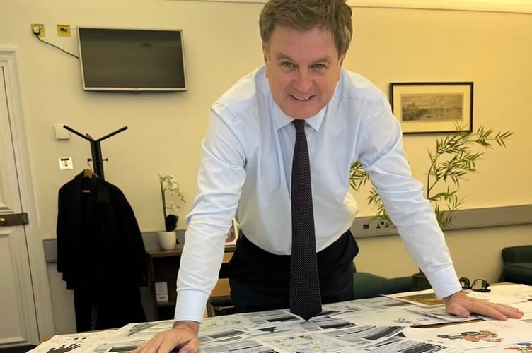 Central Devon MP Mel Stride delighted at entries to his Christmas card competition.