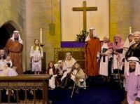Church crib service tells of Christ's birth