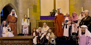 Village church crib service tells of Christ's birth