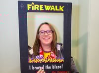 Walking on fire to remember dad