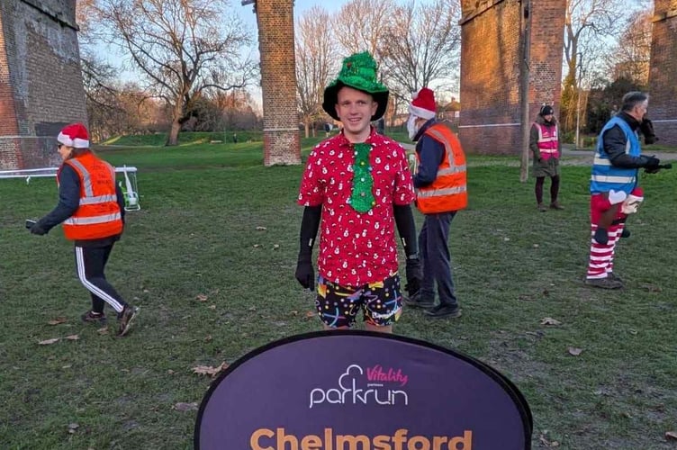 An ORC at Chelmsford Christmas Day parkrun.