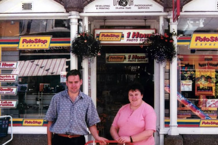 John xx is retiring from his business Dartmoor Photographic which he inherited from his mother Cathie (pictured with John).