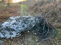 Dismay at major fly-tipping incident on Brentor Commons