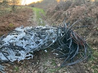Dismay at major fly-tipping incident on Brentor Commons