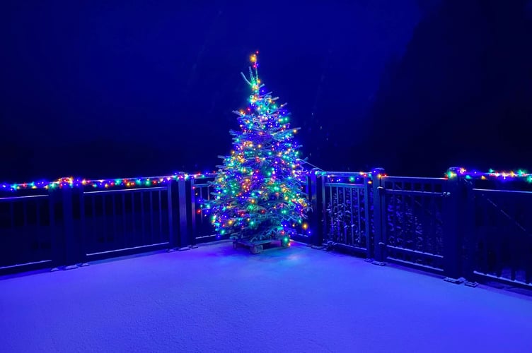 Light snow near Postbridge last night. Picture by Mark Shackleton.