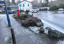 Okehampton's first snow: Met Office warns of icy conditions