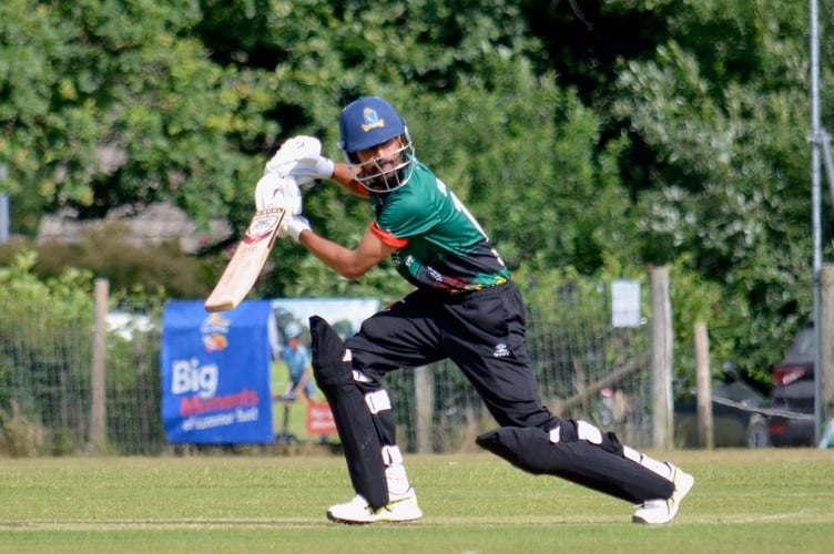 Hatherleigh Cricket Club's Shrey Ghosh.