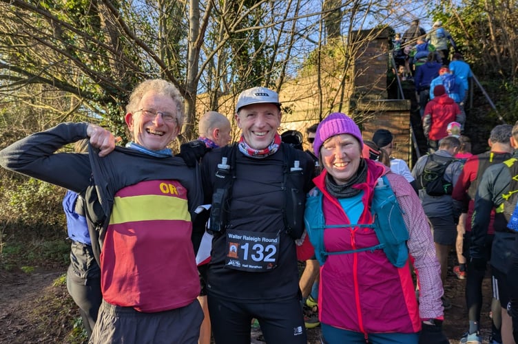 1d991020- Ian Ripper, Pearl Barnes and Peter Roissetter at the Walter Raleigh Round.