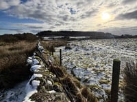 Black ice and frozen snow causes traffic delays