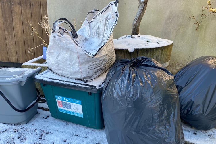 Household bin collections will be delayed this week due to icy road conditions, warns West Devon Borough Council.