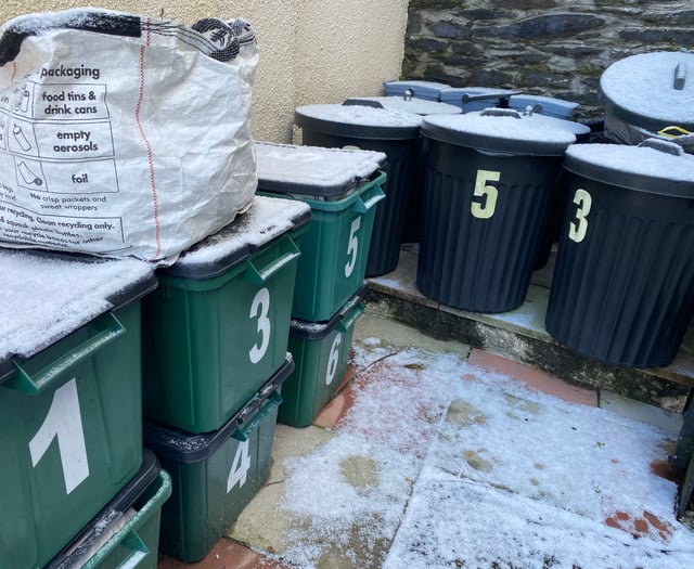 Ice and snow hits Devon household waste collections