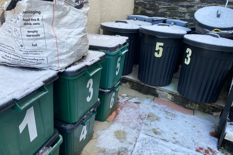 Household bin collections will be delayed this week due to icy road conditions, warns West Devon Borough Council.