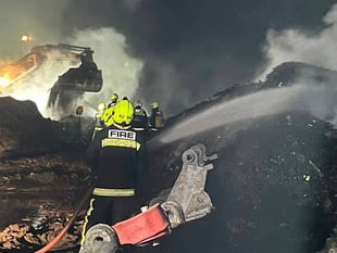 Tavistock crews help tackle Brixton compost blaze