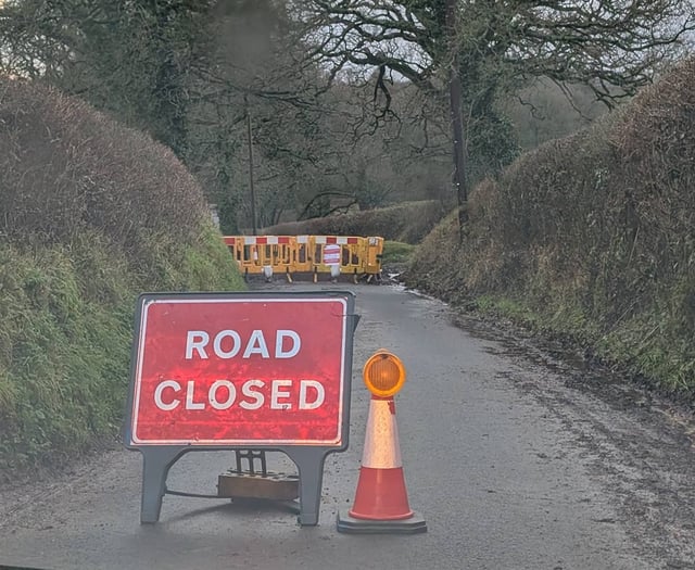 Jacobstowe road closes unexpectedly for urgent mains repair work
