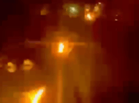 Power lines seen sparking with over 45,000 homes still without power