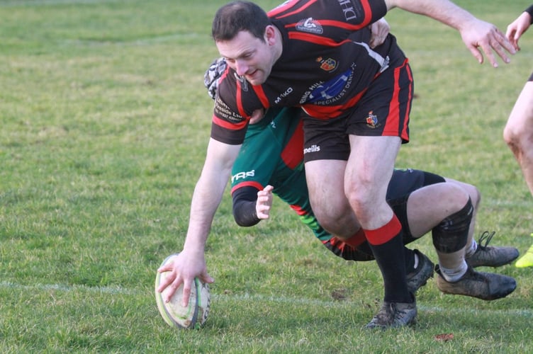 Super sub Andrew Shuttkacker with a late touchdown.