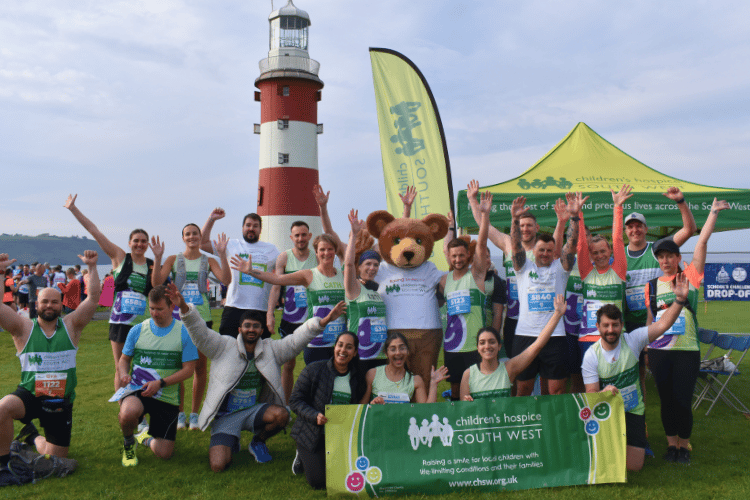 Children's Hospice SW is offering runners a limited number of places in Plymouth Half Marathon. Children's Hospice SW.