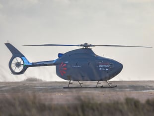 Navy flies UK's first unmanned full-size helicopter