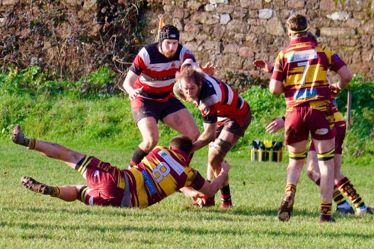 Teignmouth RFC vs Okehampton action
