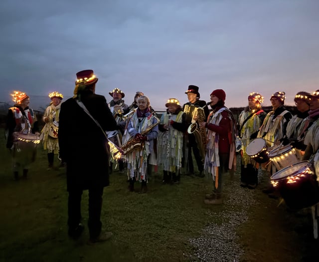 Wren Music's Okehampton wassailing draws dozens